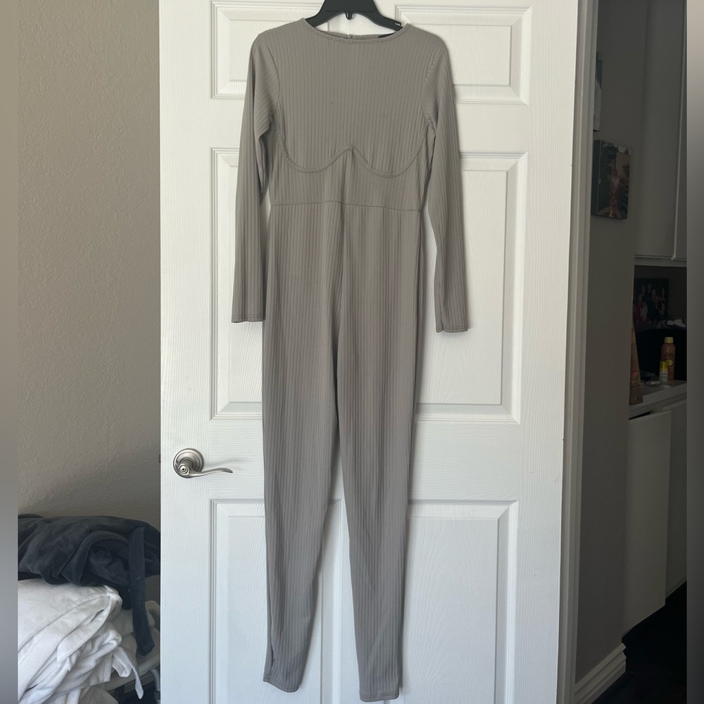 Prettylittlething Ribbed Jumpsuit